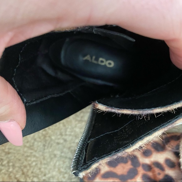 EUC Leopard Print Ankle Booties - Picture 4 of 5